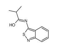 N-(2,1-benzothiazol-3-yl)-2-methylpropanamide Structure