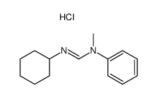 N-Cyclohexyl-N'-methyl-N'-phenylformamidin Structure