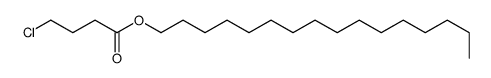 hexadecyl 4-chlorobutyrate structure