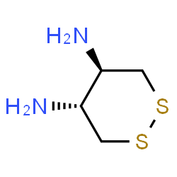 1,2-Dithiane-4,5-diamine,(4R,5R)-(9CI) Structure