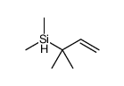 dimethyl(2-methylbut-3-en-2-yl)silane结构式