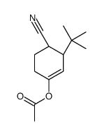 [(3R,4R)-3-tert-butyl-4-cyanocyclohexen-1-yl] acetate Structure
