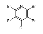 2,3,5,6-tetrabromo-4-chloro-pyridine Structure