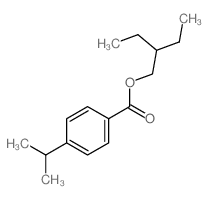 Benzoic acid,4-(1-methylethyl)-, 2-ethylbutyl ester Structure