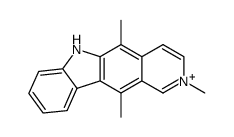 2-methylellipticinium结构式