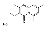 3-ethyl-2,6,8-trimethylpyrido[1,2-a]pyrimidin-4-one,hydrochloride Structure