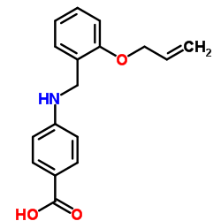 4-{[2-(Allyloxy)benzyl]amino}benzoic acid结构式