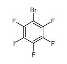 1-bromo-2,3,4,6-trafluoro-5-iodobenzene Structure
