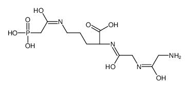 glycyl-glycyl-delta-N-(phosphonoacetyl)ornithine结构式