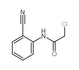 2-chloro-n-(2-cyanophenyl)acetamide结构式