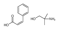 cinnamic acid, compound with 2-amino-2-methylpropan-1-ol (1:1) Structure