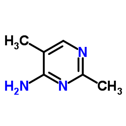 2,5-二甲基-4-嘧啶胺结构式