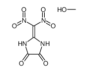 2-(dinitromethylidene)imidazolidine-4,5-dione,methanol Structure