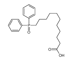 11-diphenylphosphorylundecanoic acid Structure