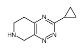 3-Cyclopropyl-5,6,7,8-tetrahydro-pyrido[4,3-e][1,2,4]triazine structure