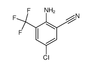 2-amino-5-chloro-3-trifluromethyl-Benzonitrile结构式