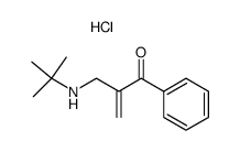 2-Benzoyl-3-(tert-butylamino)-2-propene Hydrochloride Structure