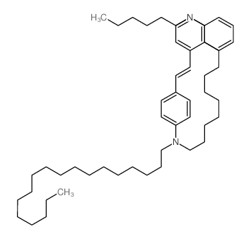 N-octadecyl-N-[4-(2-quinolin-4-ylethenyl)phenyl]octadecan-1-amine picture