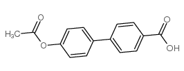 4'-ACETOXY-BIPHENYL-4-CARBOXYLIC ACID structure
