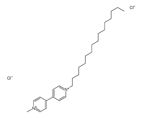 1-hexadecyl-4-(1-methylpyridin-1-ium-4-yl)pyridin-1-ium,dichloride结构式