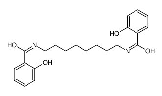 2-hydroxy-N-[8-[(2-hydroxybenzoyl)amino]octyl]benzamide结构式