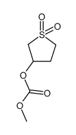 1,1-dioxidotetrahydrothiophen-3-yl methyl carbonate Structure