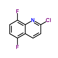 2-Chloro-5,8-difluoroquinoline结构式