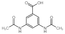 3,5-双(乙酰氨基)苯甲酸结构式
