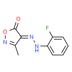 4,5-Isoxazoledione,3-methyl-,4-[(2-fluorophenyl)hydrazone](9CI) picture