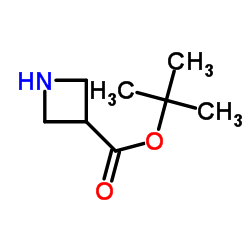 2-Methyl-2-propanyl 3-azetidinecarboxylate structure