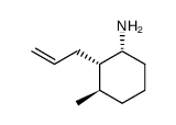 Cyclohexanamine, 3-methyl-2-(2-propenyl)-, (1R,2S,3R)- (9CI)结构式