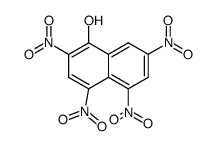 2.4.5.7-Tetranitro-1-oxy-naphthalin Structure