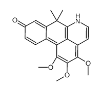 1,2,3-trimethoxy-7,7-dimethyl-6H-dibenzo[de,g]quinolin-9(7H)-one结构式