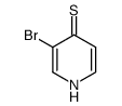 3-bromopyridine-4(1H)-thione结构式
