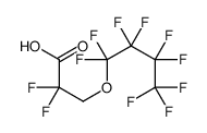 2,2-difluoro-3-(1,1,2,2,3,3,4,4,4-nonafluorobutoxy)propanoic acid Structure
