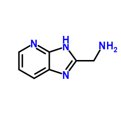 (1H-Imidazo[4,5-b]pyridine-2-yl)methanamine Structure