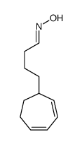 N-(4-cyclohepta-2,4-dien-1-ylbutylidene)hydroxylamine Structure