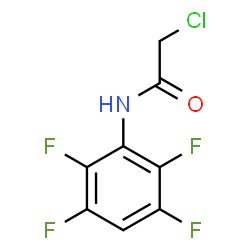 2-CHLORO-N-(2,3,5,6-TETRAFLUORO-PHENYL)-ACETAMIDE结构式