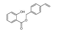 (4-ethenylphenyl)methyl 2-hydroxybenzoate结构式