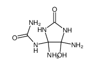 (4,5-diamino-5-hydroxy-2-oxo-imidazolidin-4-yl)-urea Structure