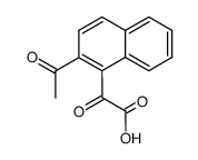 (2-acetyl-[1]naphthyl)-glyoxylic acid Structure