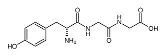 Glycine, D-tyrosylglycyl结构式