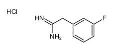 2-(3-fluorophenyl)ethanimidamide,hydrochloride结构式