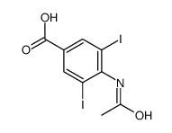 4-acetamido-3,5-diiodobenzoic acid Structure