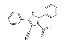 4-cyano-2,5-diphenyl-3-nitropyrrole结构式