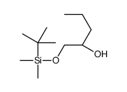 (2R)-1-[tert-butyl(dimethyl)silyl]oxypentan-2-ol结构式