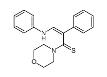 3-anilino-1-morpholin-4-yl-2-phenylprop-2-ene-1-thione Structure