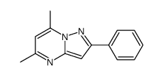 5,7-Dimethyl-2-phenylpyrazolo[1,5-a]pyrimidine structure