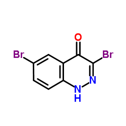 3,6-Dibromo-4(1H)-cinnolinone结构式