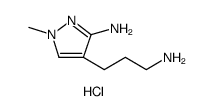 1H-Pyrazole-4-propanamine, 3-amino-1-methyl-, dihydrochloride Structure